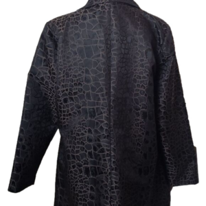 Giraffe print blazer